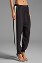view 2 of 6 Borderline Pant en Black/Ivory in Black & Ivory