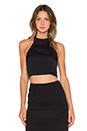 view 1 of 3 Nicolette Crop Top in Black