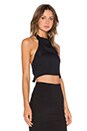 view 2 of 3 Nicolette Crop Top in Black