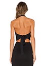 view 3 of 3 Nicolette Crop Top in Black