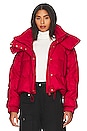 view 1 of 5 Puffa Ring Jacket in Red
