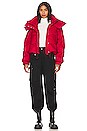 view 5 of 5 Puffa Ring Jacket in Red