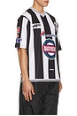 view 2 of 6 Badfriend Soccer Jersey in Black & White