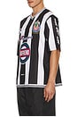 view 3 of 6 Badfriend Soccer Jersey in Black & White
