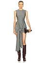 view 2 of 5 Sash Dress in Grey Melange