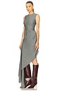 view 4 of 5 Sash Dress in Grey Melange