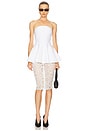 view 5 of 6 Sinatra Skirt in White