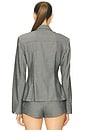 view 3 of 4 Jagger Blouse in Grey Melange