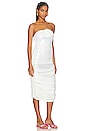 view 2 of 3 Roxanne Midi Dress in White