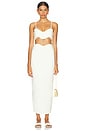 view 4 of 5 Wave Maxi Skirt in Ivory