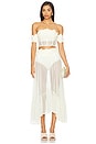 view 5 of 6 Jardin De Lu Skirt in Ivory