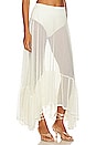 view 2 of 4 Jardin De Las Rosas Maxi Skirt in Ivory