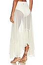 view 3 of 4 Jardin De Las Rosas Maxi Skirt in Ivory