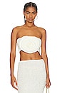 view 1 of 4 Maxi Rose Crop Top in Ivory