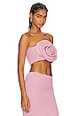 view 2 of 4 Maxi Rose Crop Top in Pink