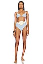view 4 of 4 Rosa Maria Triangle Bikini Top in Pastel Blue