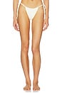 view 1 of 4 Flore Bikini Tiny Bottom in Ivory