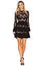 view 1 of 4 Feeding Circle Lace Dress in Black