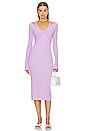 view 1 of 3 Connie Sweater Dress in Lilac