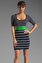 view 1 of 6 Synchronized Diving Dress in Navy/Green in Navy & Green