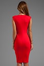 view 4 of 5 Dark Net Body Con Dress in Red