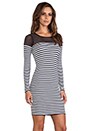 view 2 of 6 Open Net Dress in Stripe
