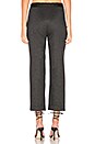 view 3 of 4 Rasputin Cropped Striped Pant in Black & Anthracite