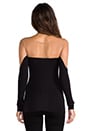 view 3 of 4 Lunar Eclipse Top in Black in Nude & Black