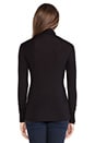 view 3 of 3 Solid Turtle Neck in Black