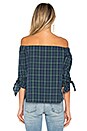 view 3 of 4 Twin Fin Top in Plaid