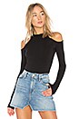 view 1 of 4 Inheritance Cold Shoulder Top in Black