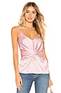 view 1 of 4 Card Counting Satin Cami in Cherry Blossom