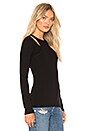 view 2 of 4 Happy Together Rib Top in Black