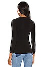 view 3 of 4 Pia Jersey Top in Black