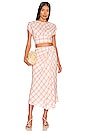 view 4 of 4 Kiera Top in Creme Plaid