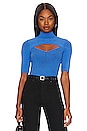 view 1 of 4 Jillian Sweater Top in Cornflower Multi