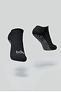 view 2 of 3 The Pilates Low Sock Charcoal in Large