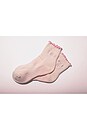 view 3 of 5 The Frilly Sock in Blush