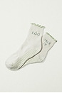 view 3 of 5 The Frilly Sock in Sage