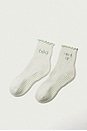 view 5 of 5 The Frilly Sock in Sage