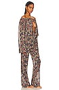 view 2 of 3 Helen Jumpsuit in Purple Paisley