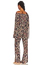 view 3 of 3 Helen Jumpsuit in Purple Paisley