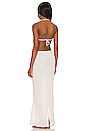 view 3 of 3 Anna Maxi Dress in White