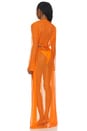 view 3 of 3 Scarlett Dress in Royal Orange