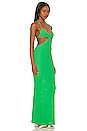 view 2 of 3 Vestido maxi Anna in Green