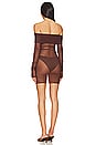 view 3 of 3 Lena Mini Dress in Dark Brown
