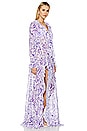 view 2 of 3 Bellen Dress in Purple Bandana