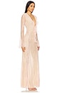 view 2 of 3 Nori Maxi Dress in Peach Lace