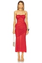 view 1 of 4 Erica Dress in Crimson