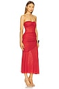 view 2 of 4 Erica Dress in Crimson